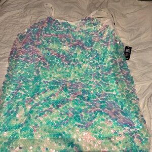 Torrid iridescent mini dress